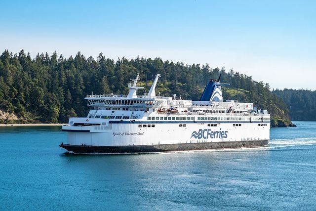 BC Ferries’ Spirit of Vancouver Island under way