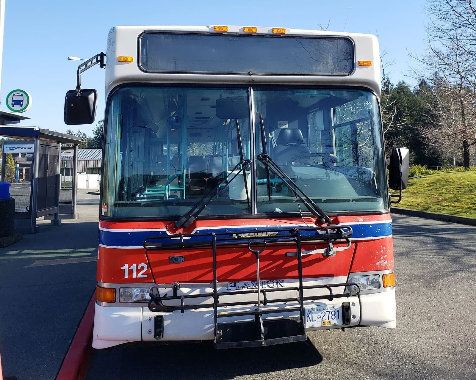 A BC Transit bus in Victoria