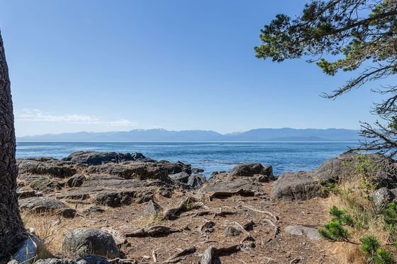 Rocky coast along the Coast Trail in East Sooke Regional Park