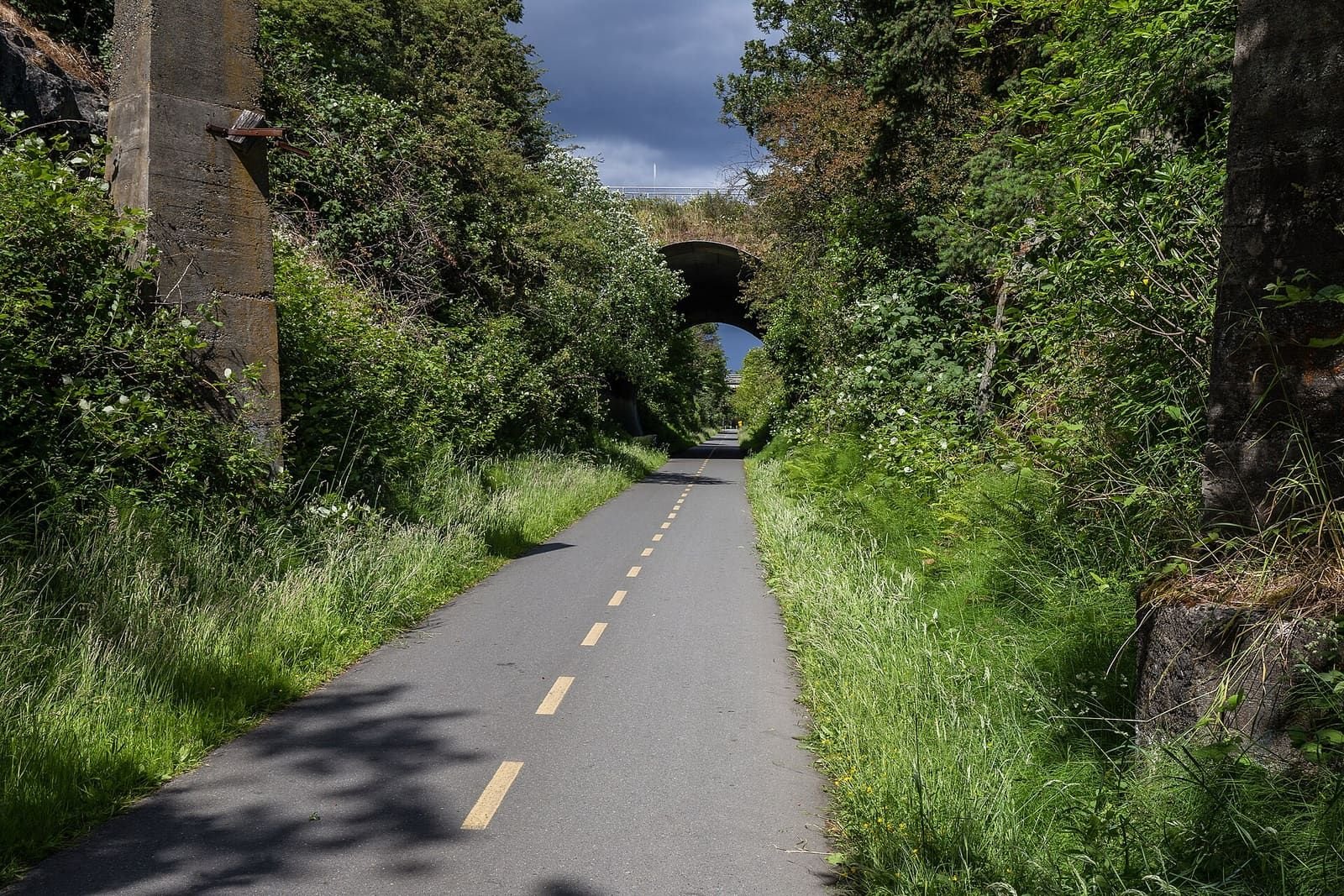 The Galloping Goose Regional Trail in Saanich