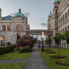 The British Columbia Parliament Buildings in Victoria